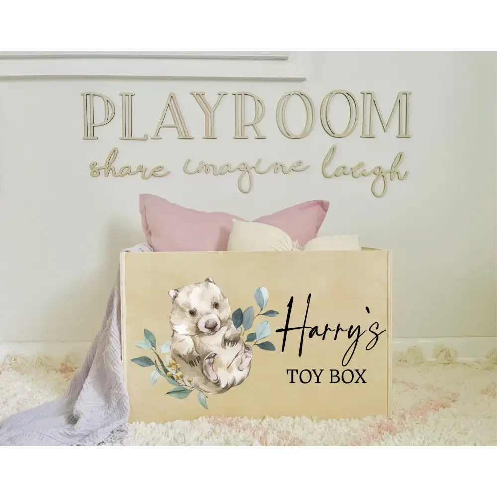 Toy Box - Wombat - Timber Tinkers