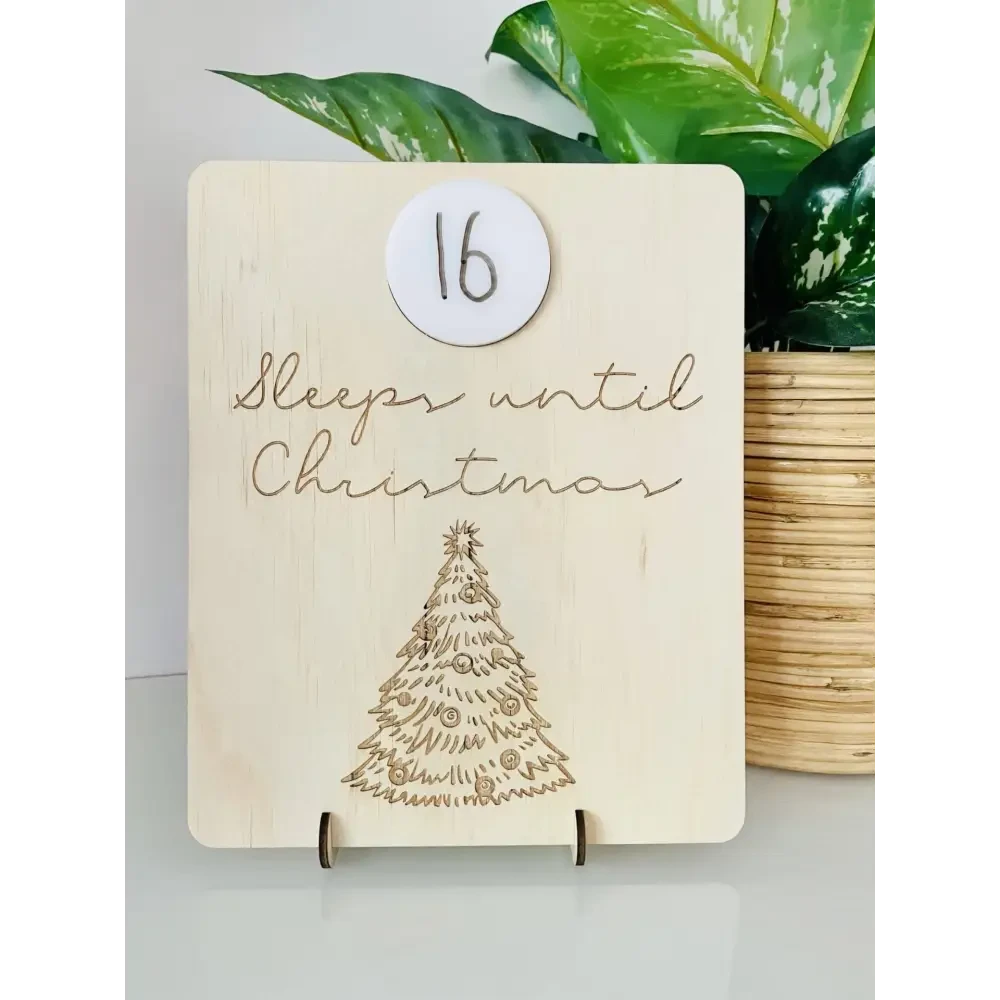 Vintage Christmas Tree Countdown - Timber Tinkers