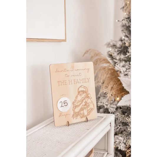 Vintage Santa Countdown - Timber Tinkers