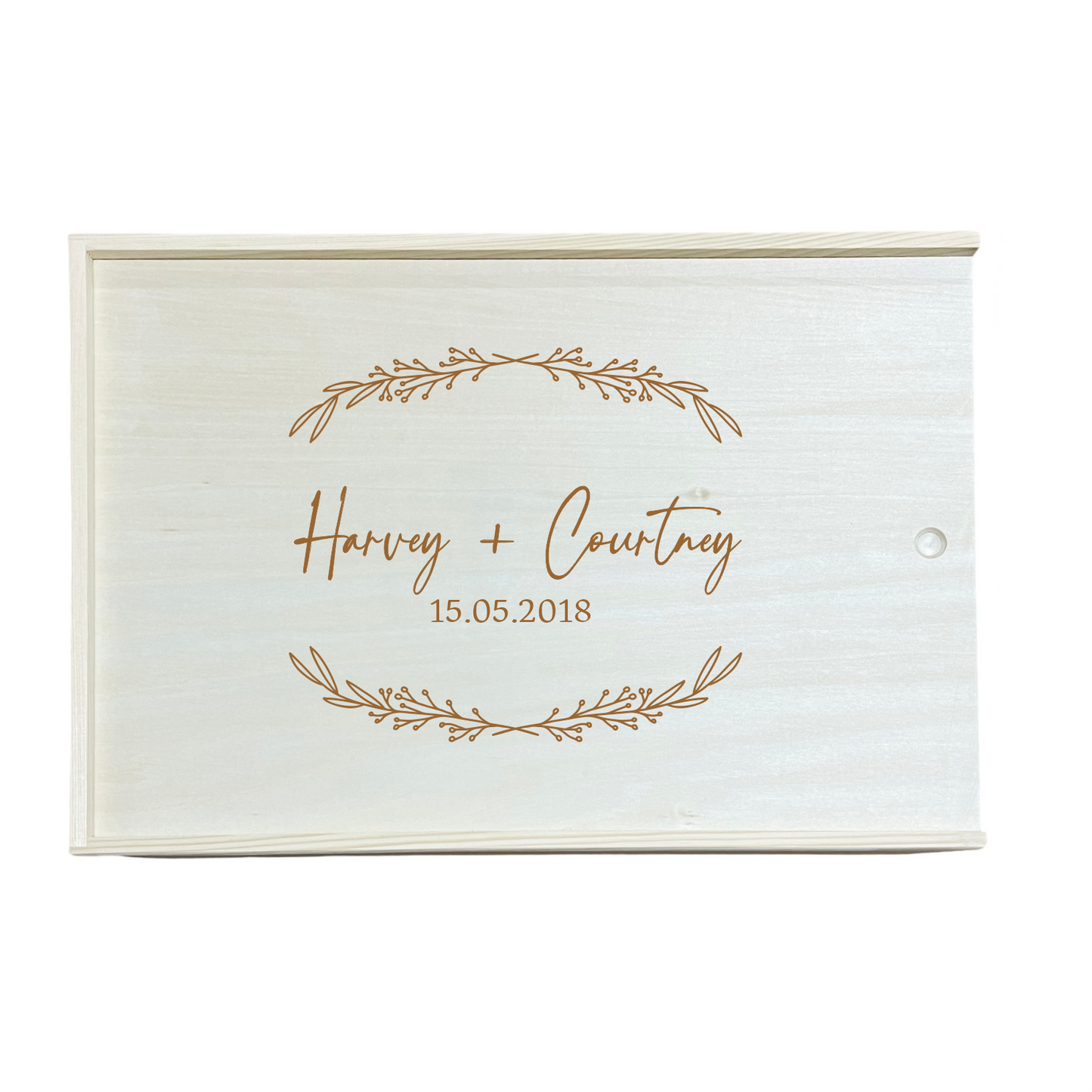 Wedding Keepsake Box - Wreath