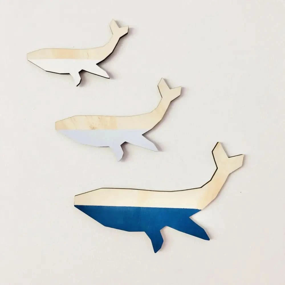 Whale Wall Decals - Timber Tinkers