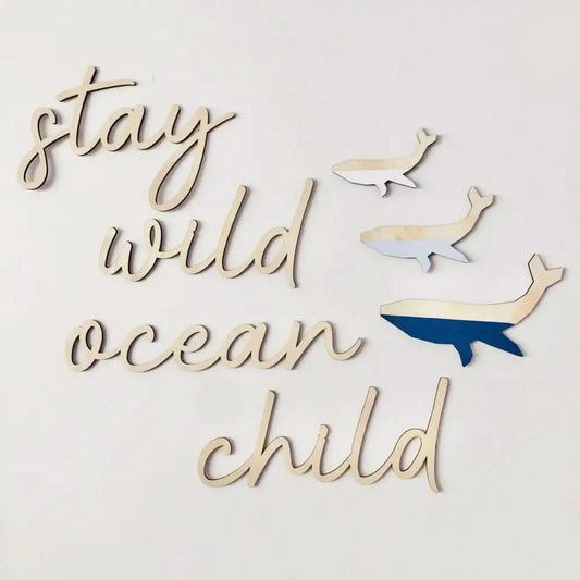 Whale Wall Decals - Timber Tinkers
