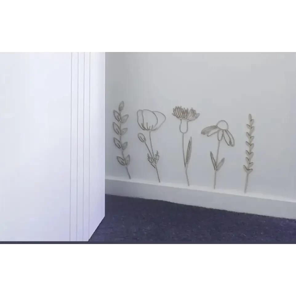 Wildflowers Wall Decals - Timber Tinkers