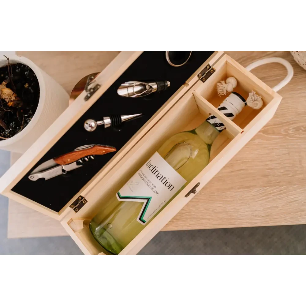 Wine Box Set - Mum My Best Friend - Timber Tinkers
