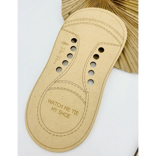 Wooden Shoe Lace Learning Kit - Timber Tinkers
