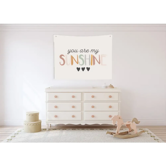 you are my sunshine heart Canvas Wall Hang - Timber Tinkers