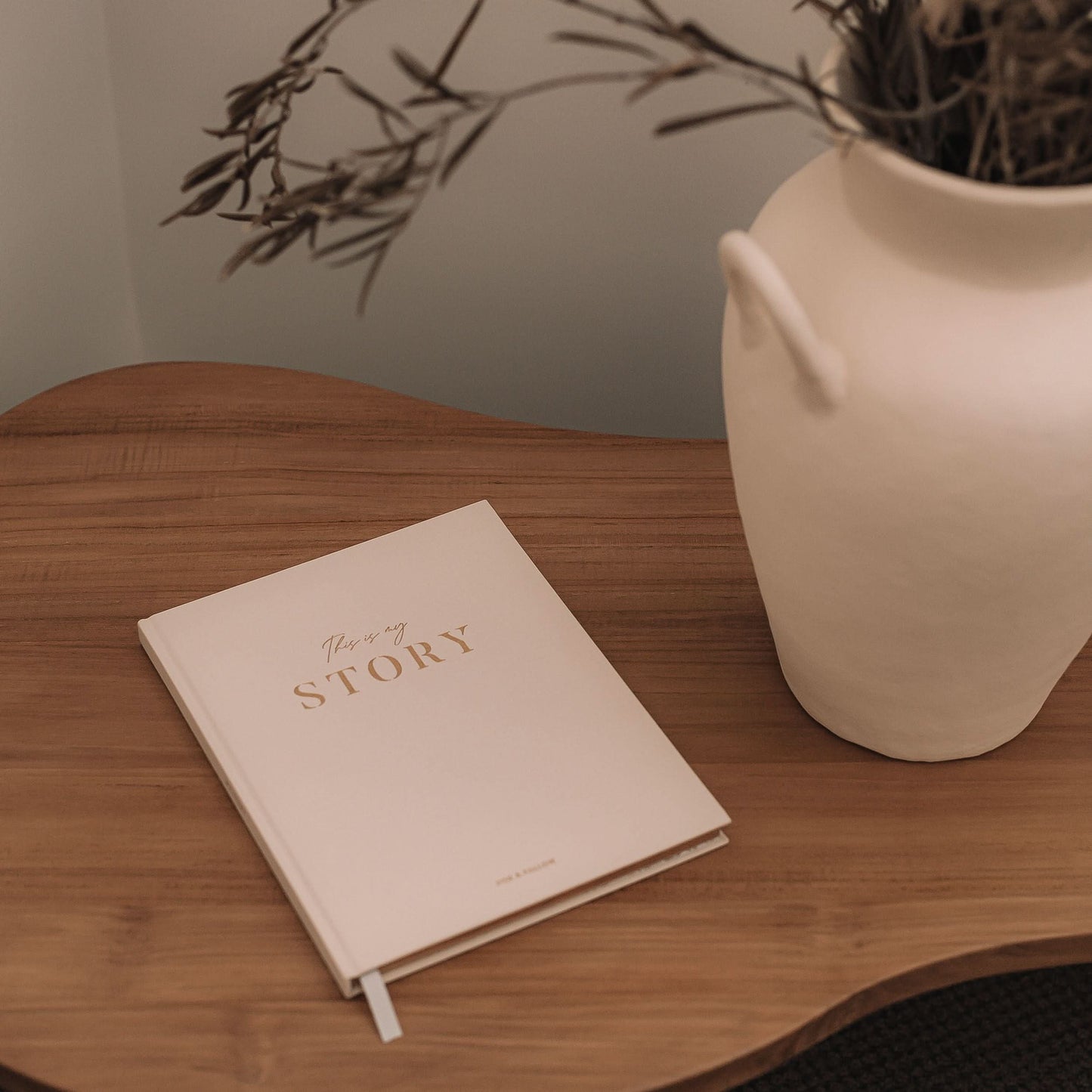 This Is My Story Memoir Journal Cream