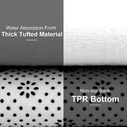 World Animal Alphabet Floor Mat - Taupe