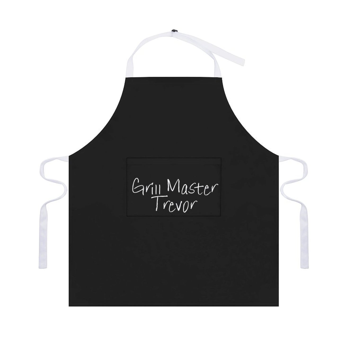 Personalised Apron with Pocket - Grill Master