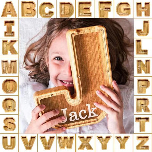 Personalised Alphabet Money Box