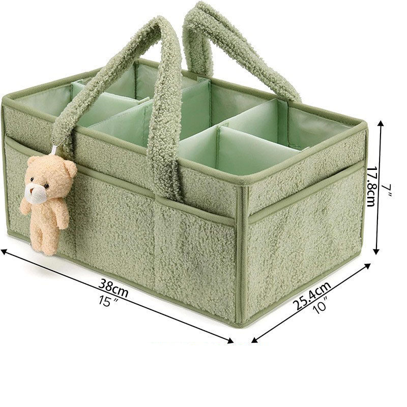 Personalised Baby Diaper Caddy Basket