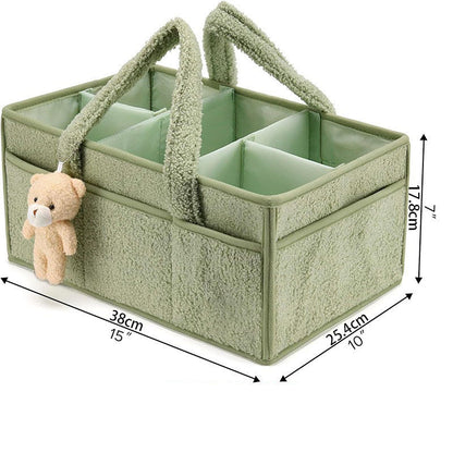 Personalised Baby Diaper Caddy Basket
