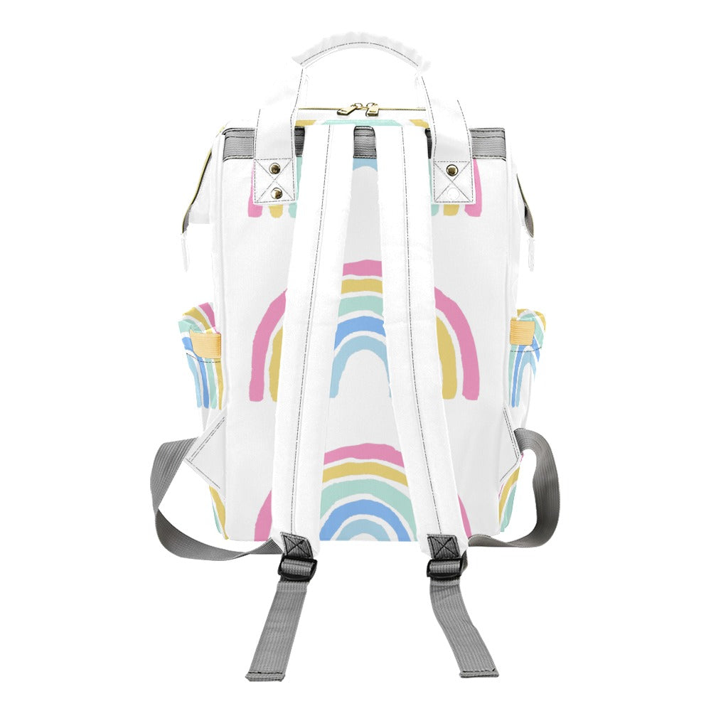 Personalised Diaper Bag - Rainbow