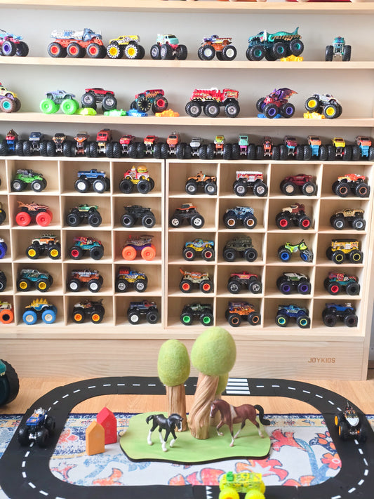 Monster Truck & Thomas & Friends Display and Storage Unit- SolidPine