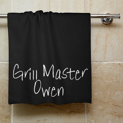 Personalised Grill Master Towel
