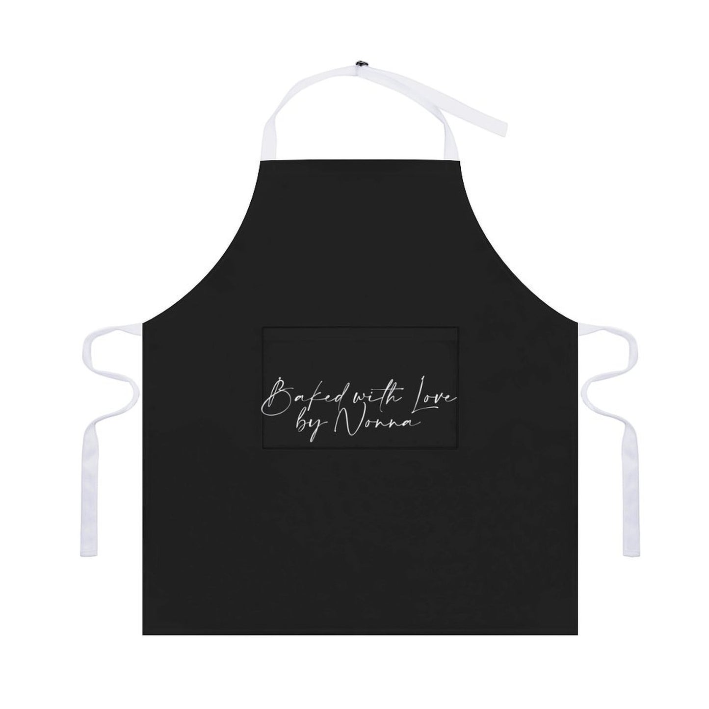 Personalised Apron with Pocket - Black