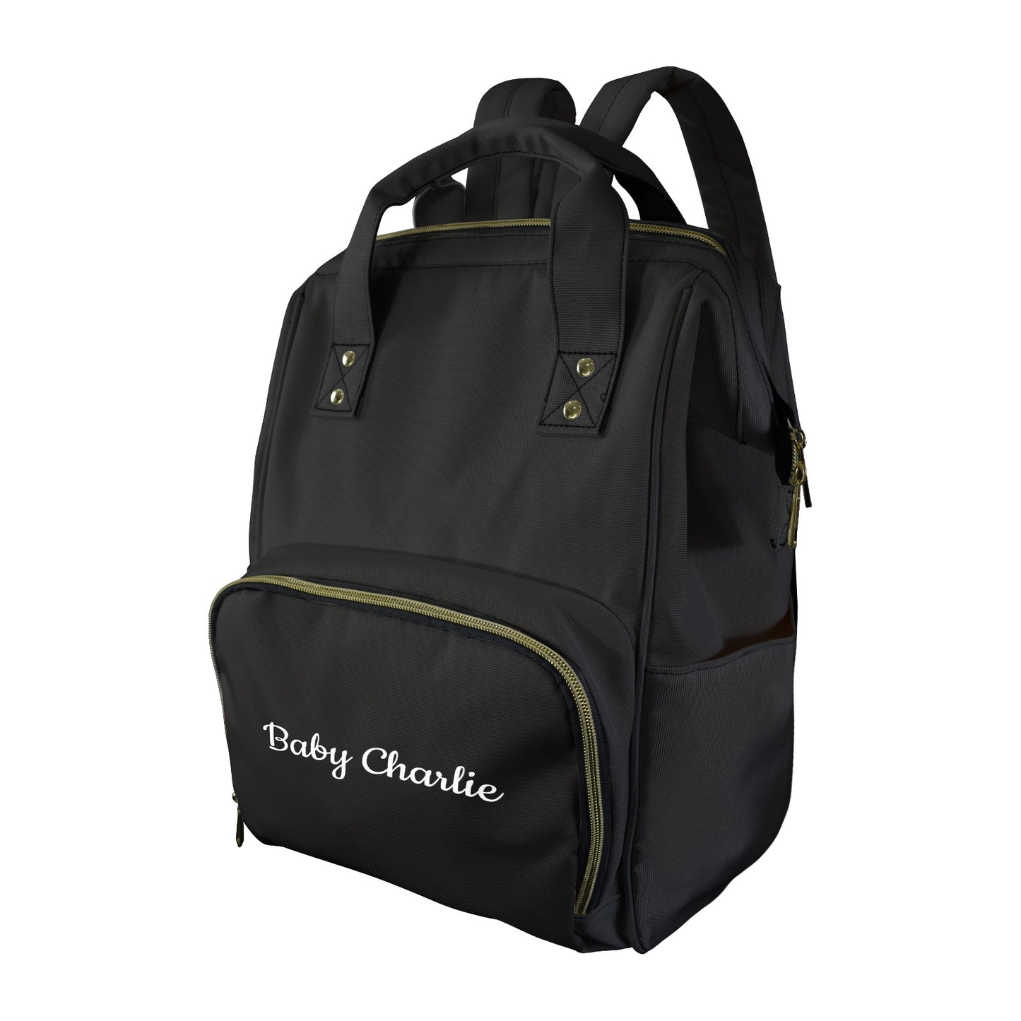 Personalised Diaper Bag - Black