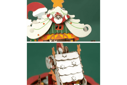 DIY 3D Vintage Music Box Puzzle | Handmade Building Craft | KidsToyLover