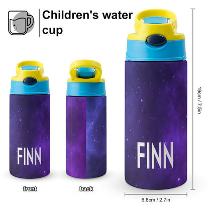 Personalised Kids Water Bottle - Galaxy