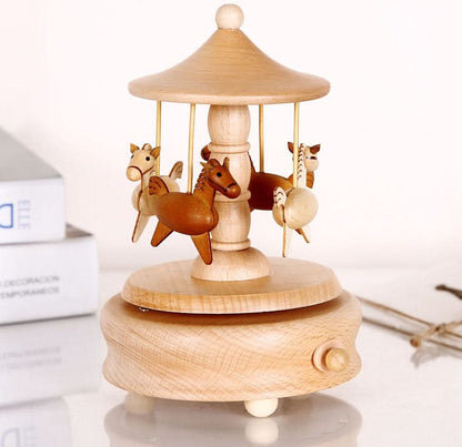 Horse Carousel Music Box - Pre Order Ships Mid Sept 2025