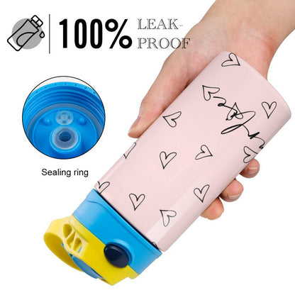 Personalised Kids Water Bottle - Heart