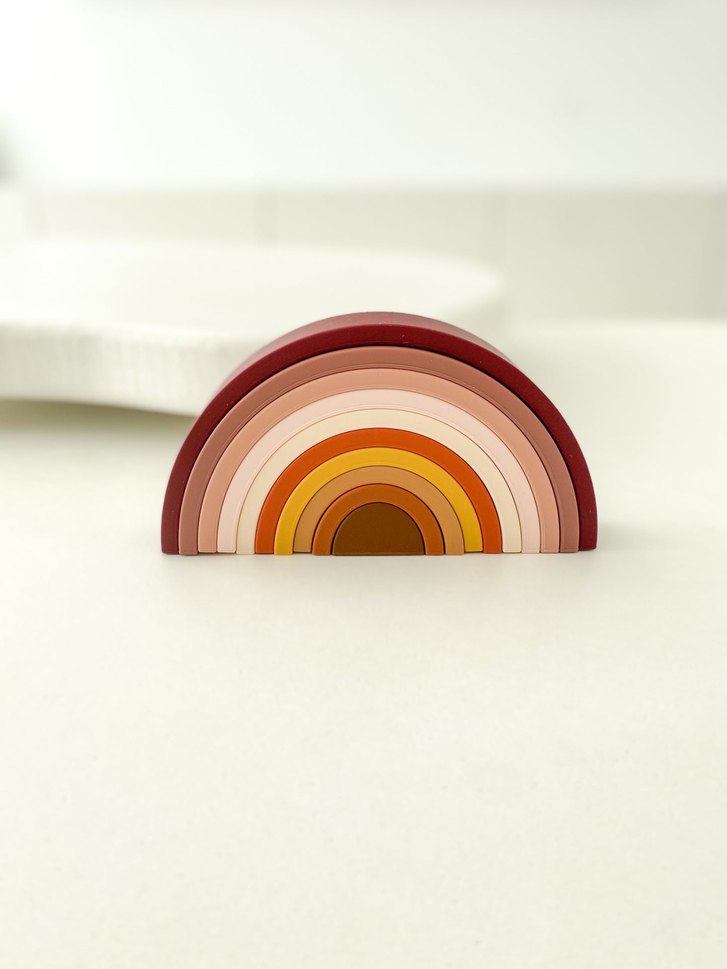 Silicone Rainbow Stacker