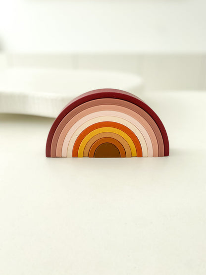 Silicone Rainbow Stacker