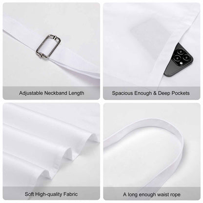 Personalised Apron with Pocket - Black