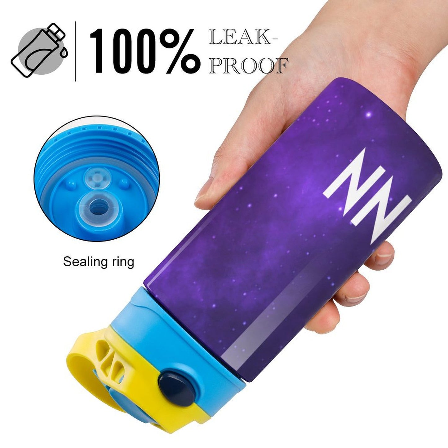 Personalised Kids Water Bottle - Galaxy