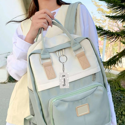 Personalised Keychain - Grey Heart