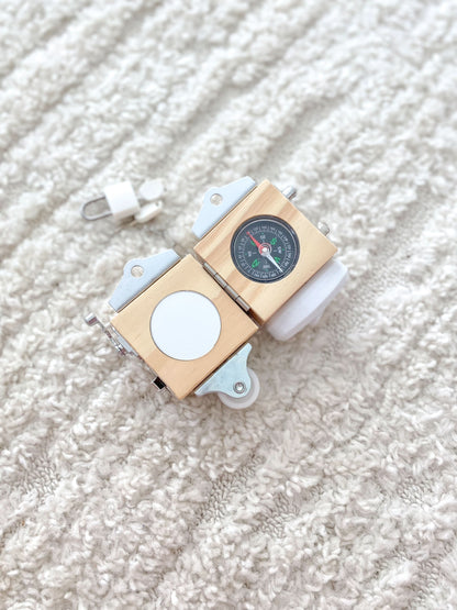 Busy Cube with Built In Compass