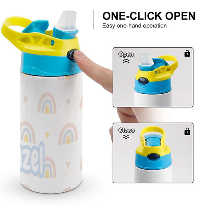 Personalised Kids Water Bottle - Rainbow