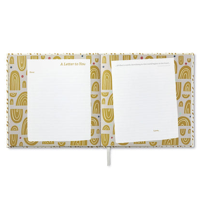 Baby Journal - First Year Baby Keepsake Book (Modern)