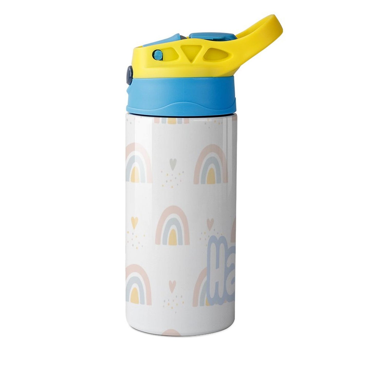 Personalised Kids Water Bottle - Rainbow