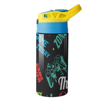 Personalised Kids Water Bottle - Gamer