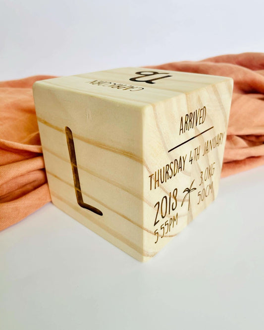 Personalised Wooden Boho Blocks