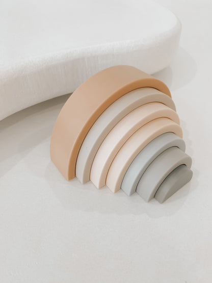 Silicone Rainbow Stacker