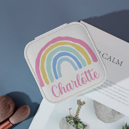 Personalised Jewellery Pouch - Rainbow