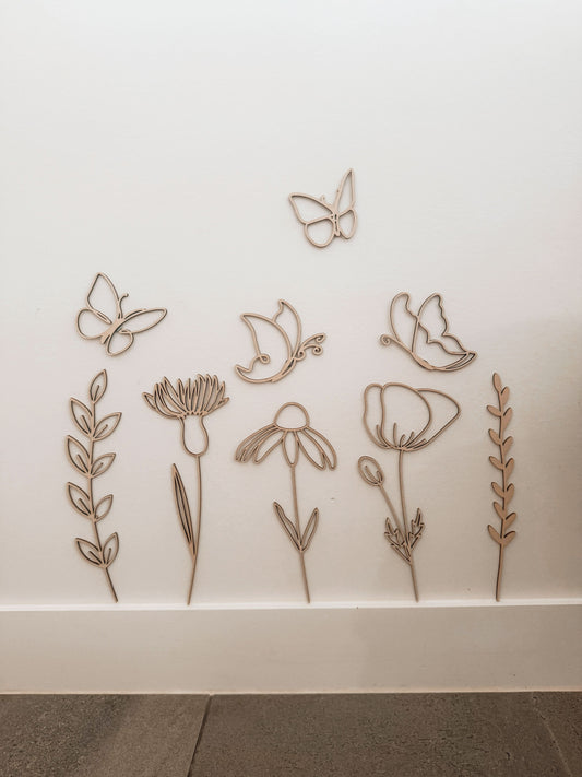 Wildflowers Wall Decals