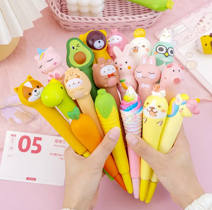 Squishy Character Pen (Black Ink)