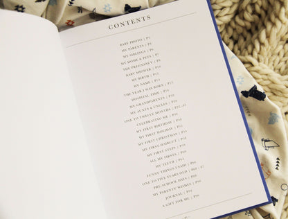 Baby Journal - First Five Years Record Book - (Grey)