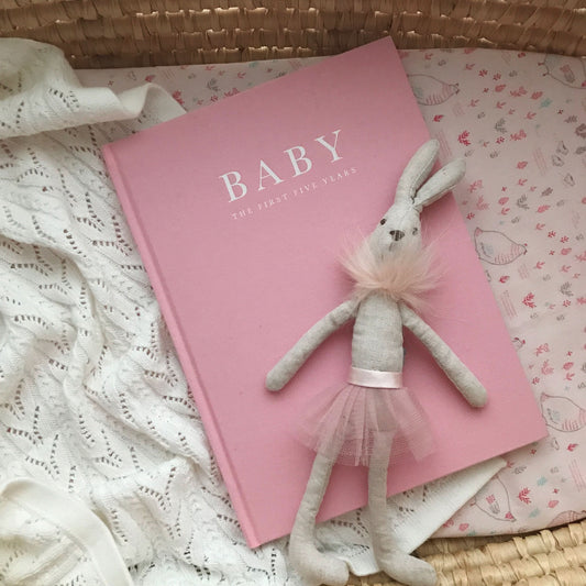 Baby Journal - First Five Years Record Book - (Pink)