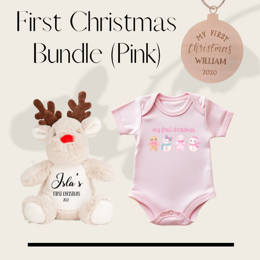 First Christmas Bundle Pink