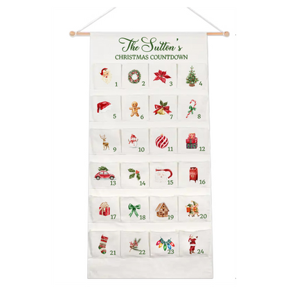 Personalised Large Christmas Advent Calendar - Christmas Classic PRE ORDER SHIPS BEG NOV 2025