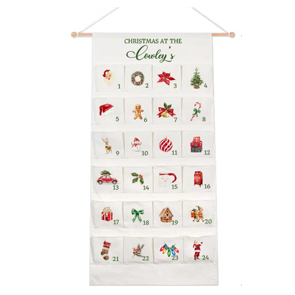 Personalised Large Christmas Advent Calendar - Christmas Classic PRE ORDER SHIPS BEG NOV 2025