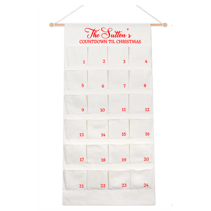 Personalised Large Christmas Advent Calendar - CLASSIC - PRE ORDER SHIPS BEG NOV 2025