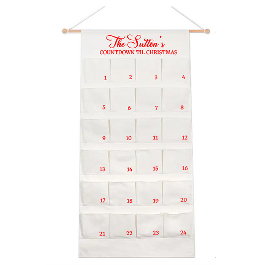 Personalised Large Christmas Advent Calendar - CLASSIC - PRE ORDER SHIPS BEG NOV 2025