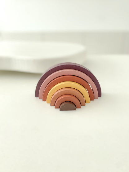 Wooden Rainbow Stacker
