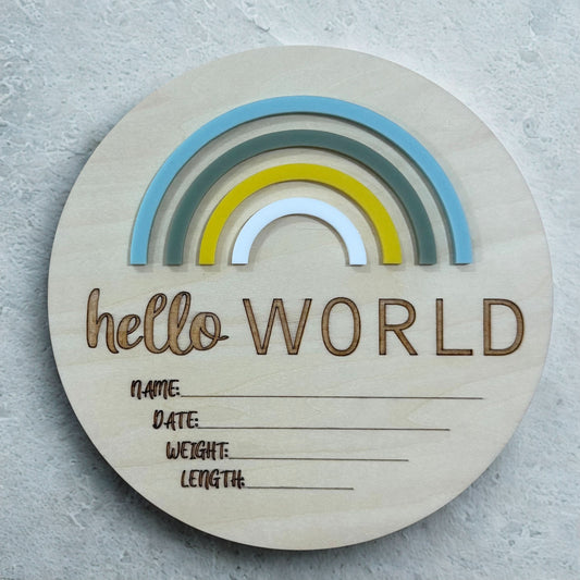 Hello World Rainbow - Sea Moss - LIMITED EDITION