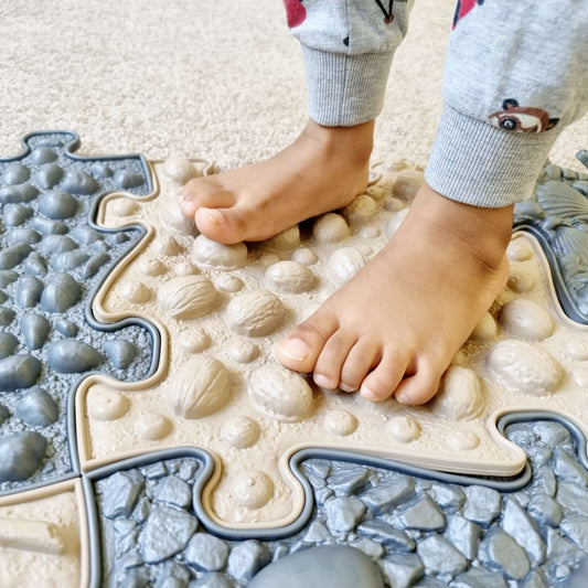 Muffik Natural Sensory Playmat Set - Timber Tinkers